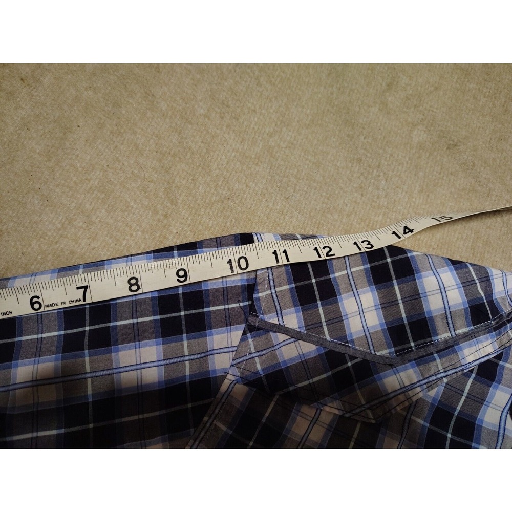7‎ Diamonds Mens Western Short Sleeve Shirt - XL Slim Fit - Picture 9 of 9